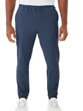 Member's Mark Men's Straigh Fit Moisture Wicking UPF 30  Travel Jogger Blue L